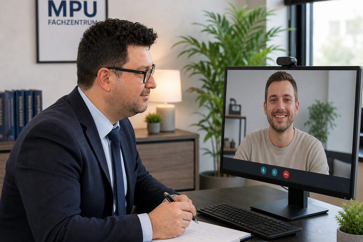 Persönliche Online MPU Vorbereitung per Videoberatung beim MPU Fachzentrum