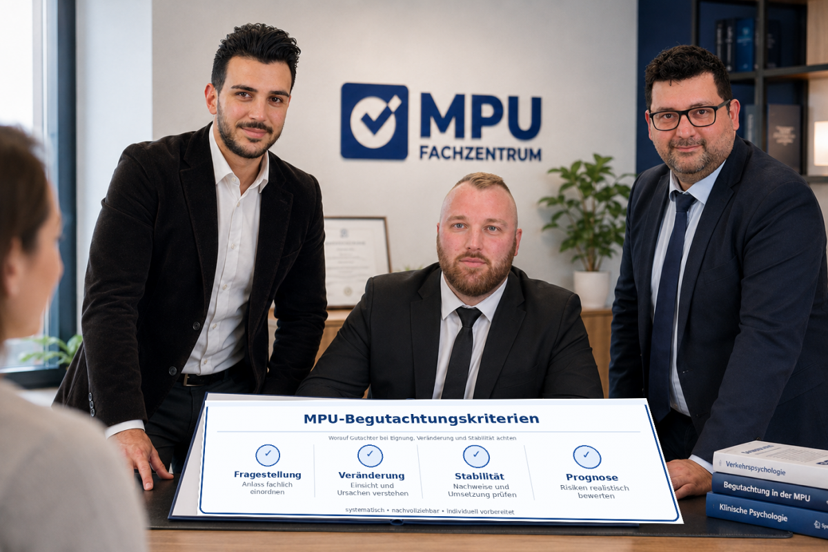 MPU Anforderungen prüfen lassen anhand aktueller MPU Begutachtungskriterien
