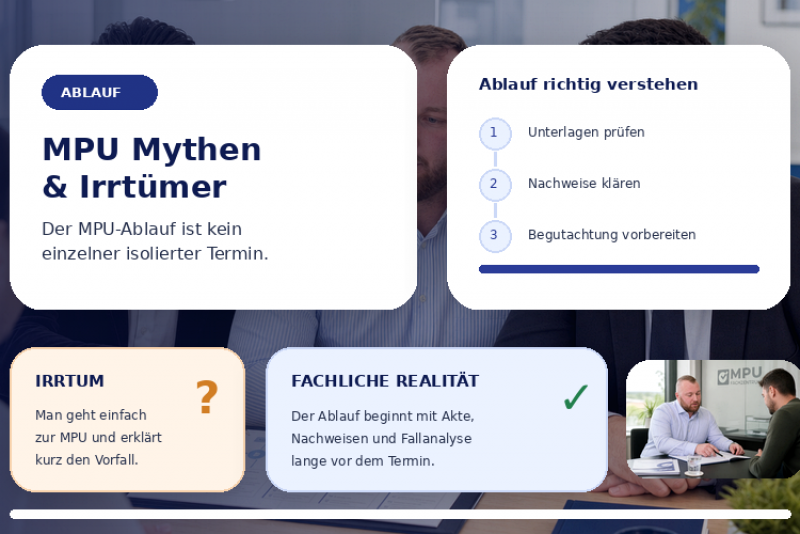 MPU Gespräch Mythen und Ablauf der Untersuchung fachlich einordnen