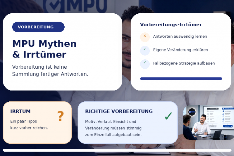 Seriöse MPU Vorbereitung statt Tricks und Standardantworten