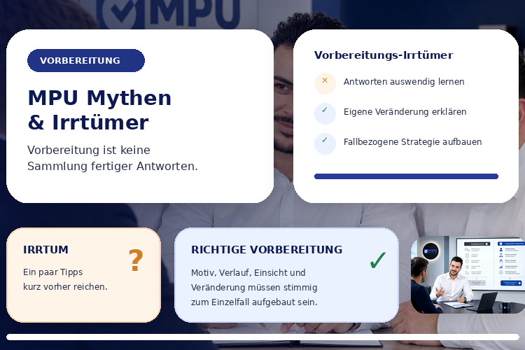 MPU Vorbereitung Mythen fachlich einordnen lassen
