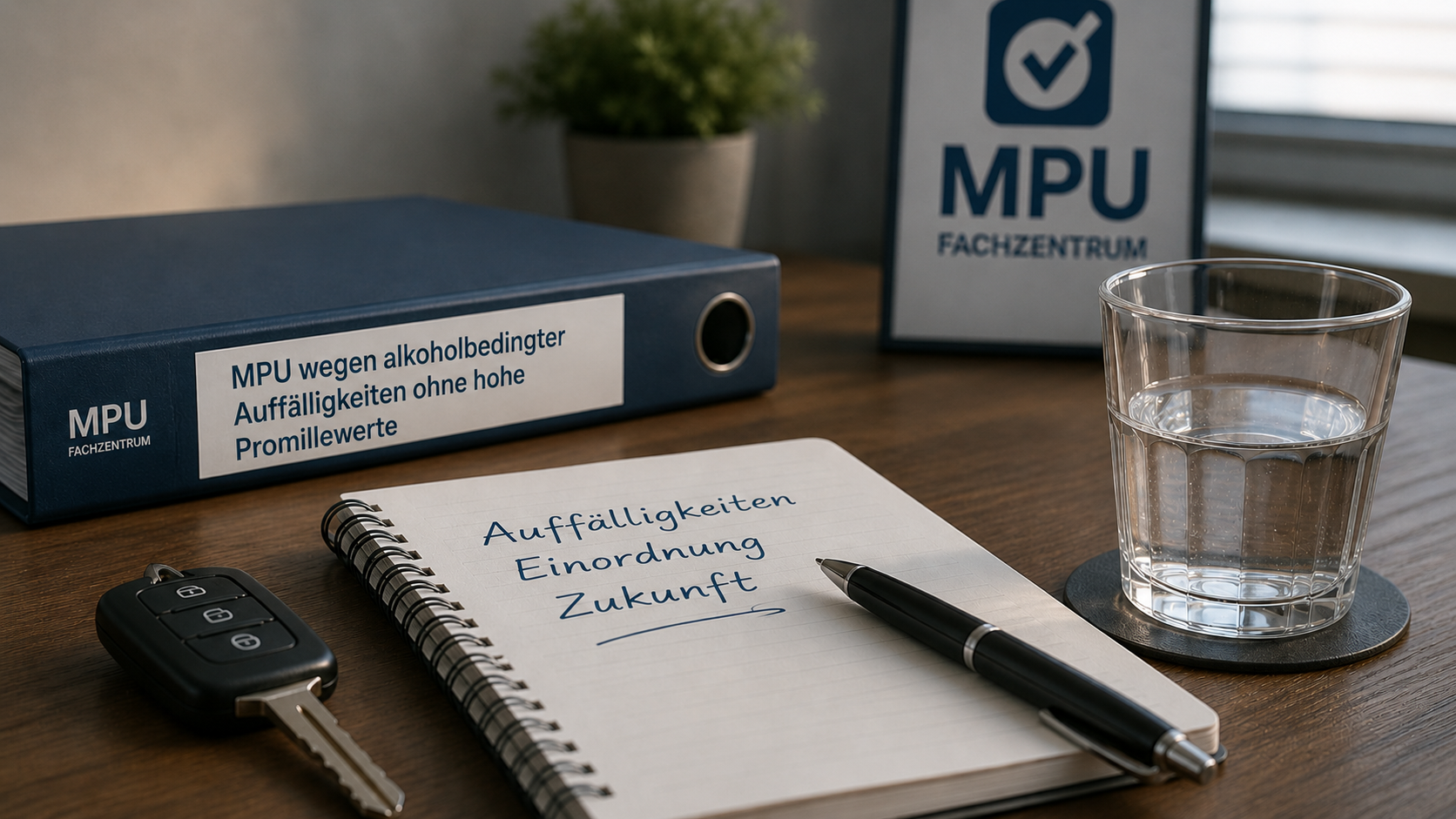 MPU wegen alkoholbedingter Auffälligkeiten ohne hohe Promillewerte
