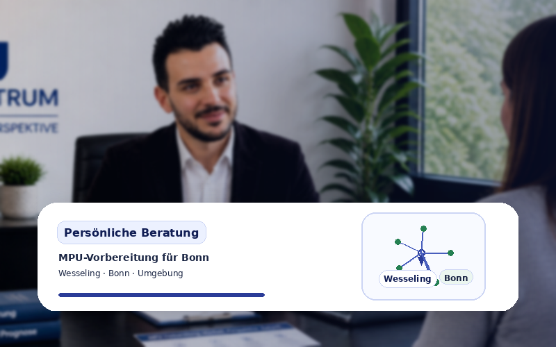 MPU Beratung für Bonn und MPU Vorbereitung nahe Bonn im MPU Fachzentrum